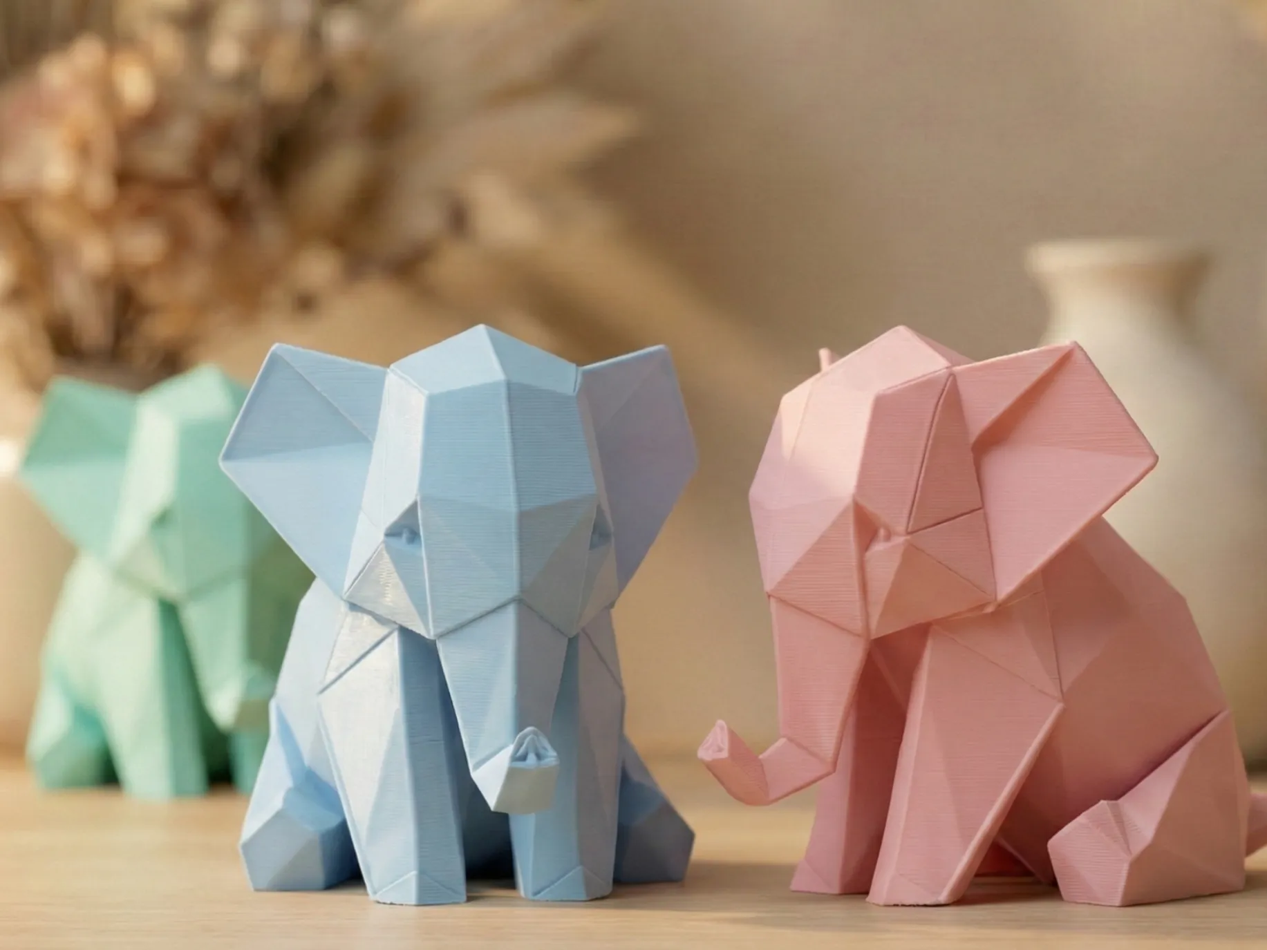 Candeeiro Origami