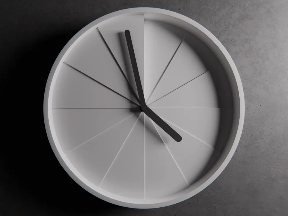 Relógio de Parede Minimalista