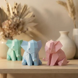 Elefante Estilo Origami