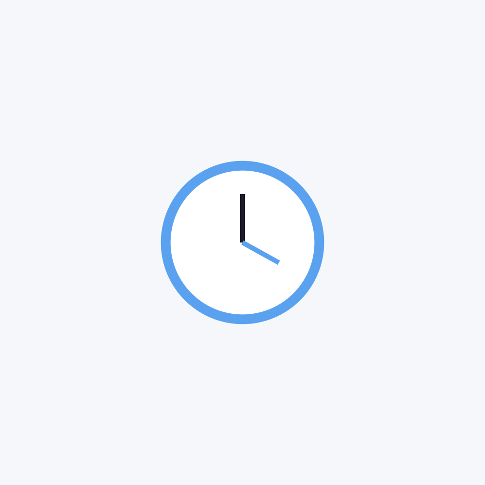 Relogio de Parede Minimalista